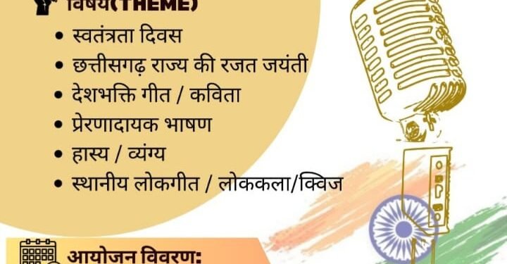स्वतंत्रता दिवस पर ओपन माइक प्रतियोगिता: रजत जयंती के जश्न में गूंजेगी जनता की आवाज़