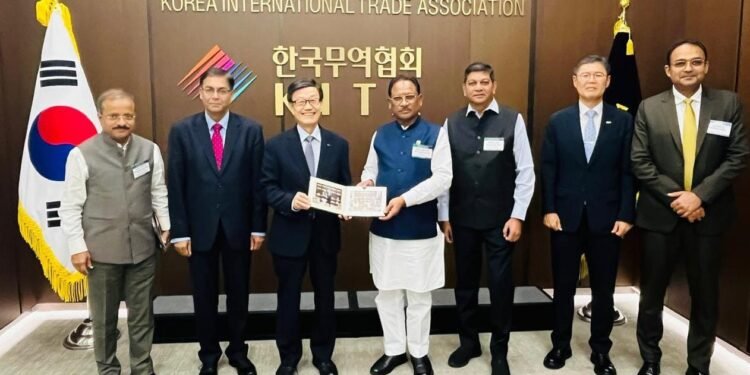 दक्षिण कोरिया के कोरिया इंटरनेशनल ट्रेड एसोसिएशन (KITA) से मुख्यमंत्री विष्णुदेव साय की सार्थक मुलाकात