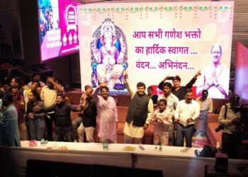 तिलोकचंद बरड़िया बोले: गणेश झांकियां हैं समाज का दर्पण, आयोजन में उमड़ा जनसमूह