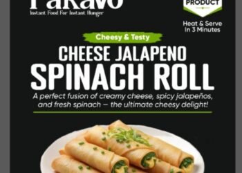 “Pakavo” ने लॉन्च किया नया स्वाद — Cheese Jalapeño Spinach Roll, Paneer Cheese Malai Roll, Flavorful Cigar Roll सिर्फ 3 मिनट में तैयार