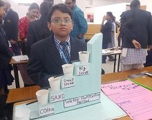 साइंस एक्जि़बिशन में छात्र ने पेश किया सबसे कम बजट का जल शुद्धिकरण मॉडल, जिसे देख सभी ने की तारीफ