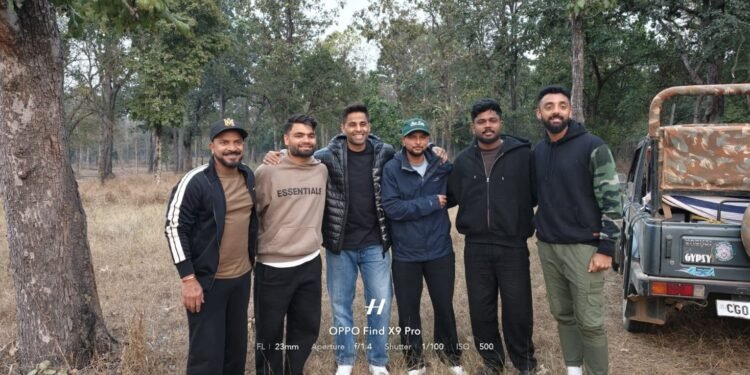 जंगल की गोद में टीम इंडिया, वन्यजीवों के साए में खेलों की तैयारी