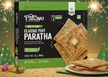 Pakavo ने लॉन्च किया ‘Classic Puff Paratha’, 3 मिनट में तैयार प्रीमियम फ्रोज़न पराठा