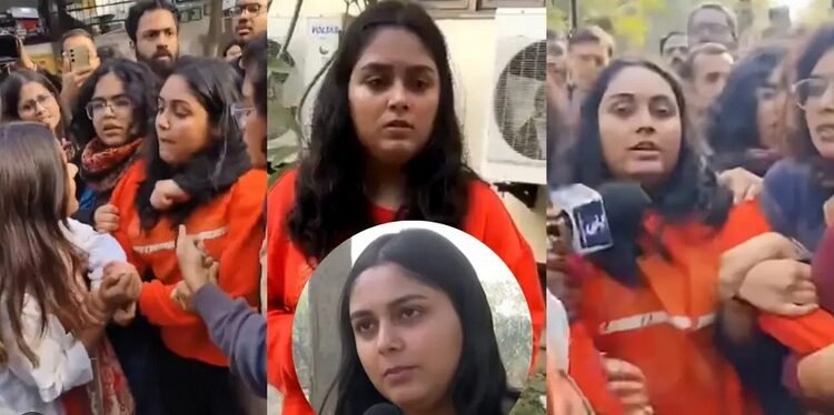 DU में UGC Protest के दौरान महिला पत्रकार रुचि तिवारी पर हमला; कुलपति का आया बयान