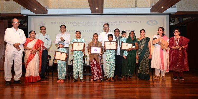 AIIMS रायपुर और श्री सत्य साई ट्रस्ट ने किया अनुसंधान सहयोग के लिए MoU पर हस्ताक्षर